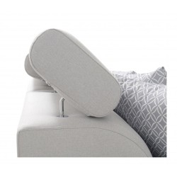 Ecksofa Napoli I Mini mit Schlaffunktion und Bar - Geflecht, Sawana 14 + Kunstleder