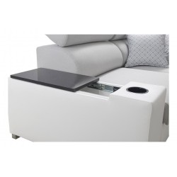 Ecksofa Napoli I Maxi mit Schlaffunktion und aufklappbarer Bar Ecksofa Napoli I Maxi mit Schlaffunktion und aufklappbarer Bar