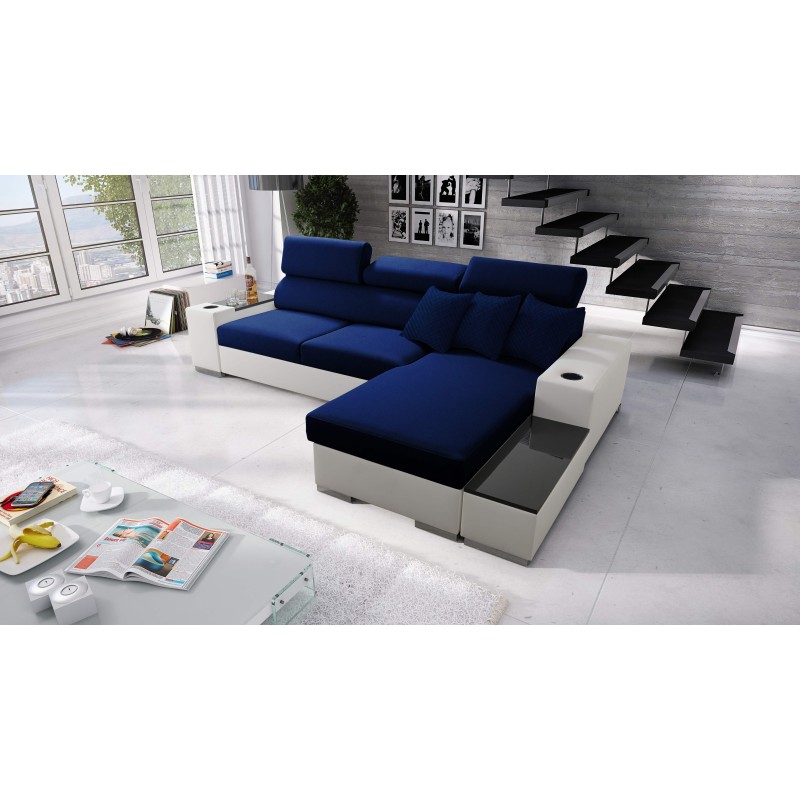 Ecksofa Napoli I Maxi mit Schlaffunktion und aufklappbarer Bar Ecksofa Napoli I Maxi mit Schlaffunktion und aufklappbarer Bar