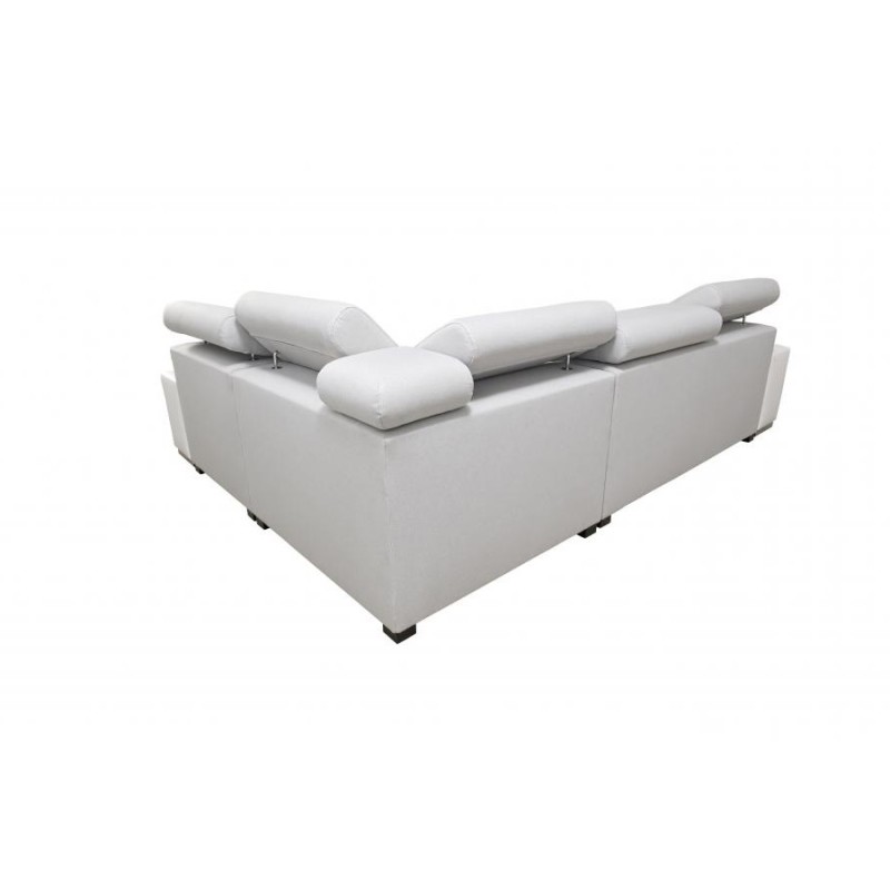 Napoli II Ecksofa mit Schlaffunktion und Bar - Geflecht, Sawana 84 + Kunstleder + Kunstleder Napoli II Ecksofa mit Schlaffunktion und Bar - Geflecht, Sawana 84 + Kunstleder + Kunstleder