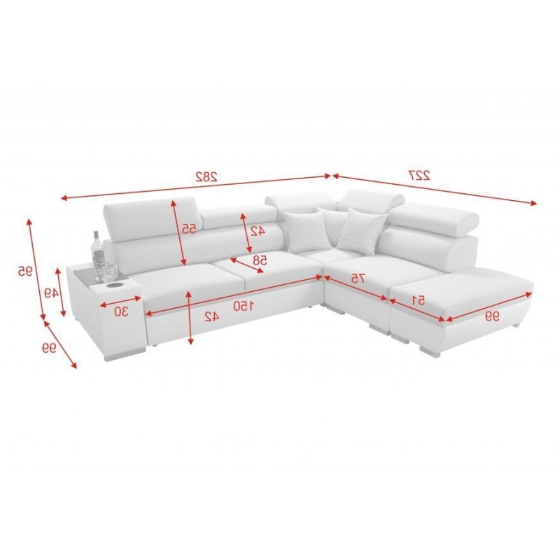 Napoli III Ecksofa mit Schlaffunktion - Eleganz und Funktionalität in einem Napoli III Ecksofa mit Schlaffunktion - Eleganz und Funktionalität in einem