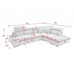 Napoli III Ecksofa mit Schlaffunktion - Eleganz und Funktionalität in einem Napoli III Ecksofa mit Schlaffunktion - Eleganz und Funktionalität in einem
