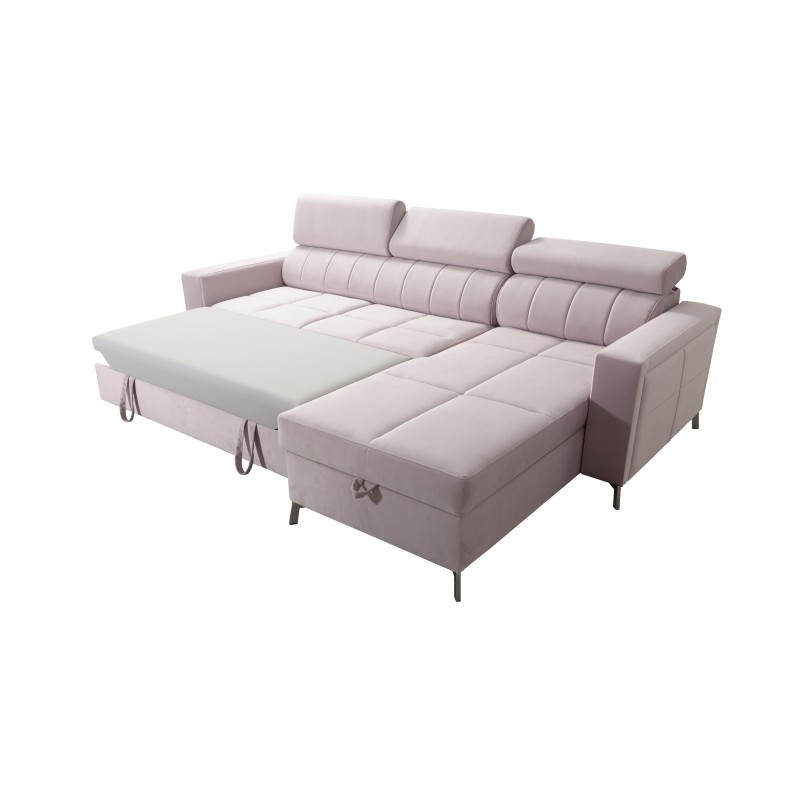 Sofá esquinero Oslo I mini con función para dormir: ¡comodidad y estilo en uno! | [Twoja Nazwa Firmy]