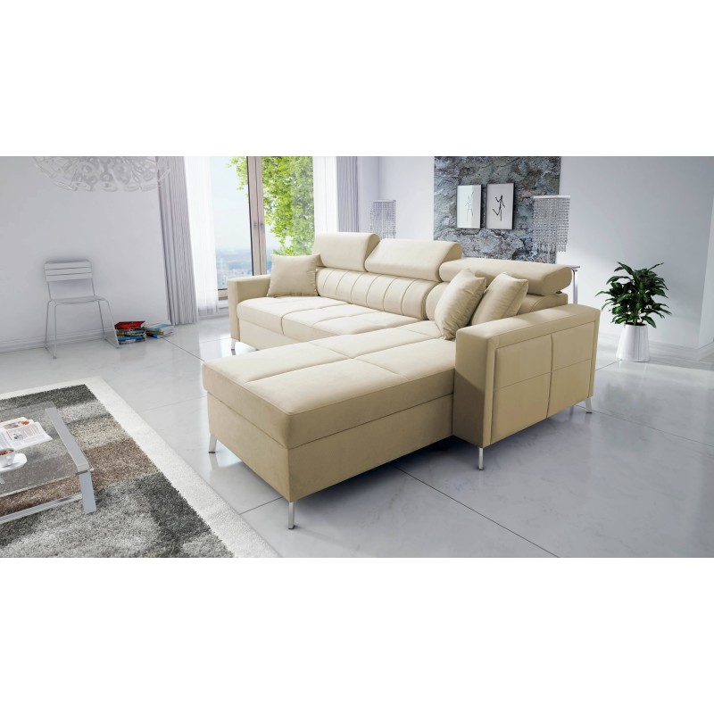 Oslo I Maxi Ecksofa mit Schlaffunktion Velvet, Jaguar 2162 | Fantastischer Komfort und Stil für Ihr Zuhause Oslo I Maxi Ecksofa mit Schlaffunktion Velvet, Jaguar 2162 | Fantastischer Komfort und Stil für Ihr Zuhause