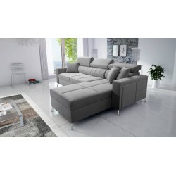 Ecksofa Oslo I Maxi mit Schlaffunktion Velvet, Jaguar 2167 | Fantastischer Komfort und Stil für Ihr Zuhause