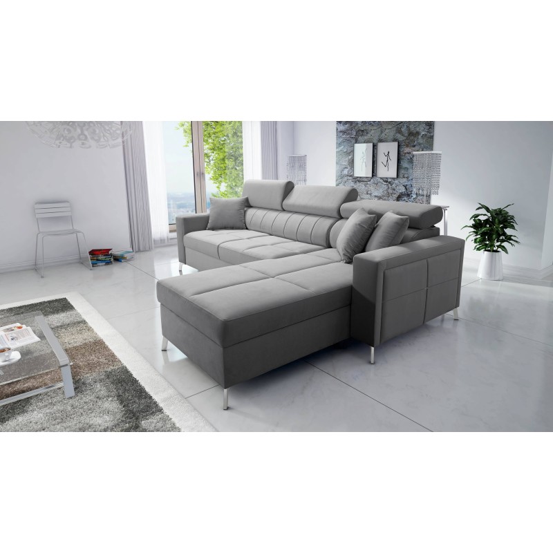 Ecksofa Oslo I Maxi mit Schlaffunktion Velvet, Jaguar 2167 | Fantastischer Komfort und Stil für Ihr Zuhause Ecksofa Oslo I Maxi mit Schlaffunktion Velvet, Jaguar 2167 | Fantastischer Komfort und Stil für Ihr Zuhause