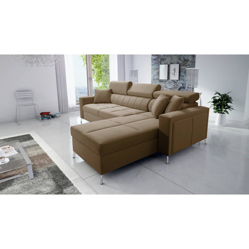 Oslo I Maxi Ecksofa mit Schlaffunktion Velvet, Jaguar 2177 | Fantastischer Komfort und Stil für Ihr Zuhause Oslo I Maxi Ecksofa mit Schlaffunktion Velvet, Jaguar 2177 | Fantastischer Komfort und Stil für Ihr Zuhause