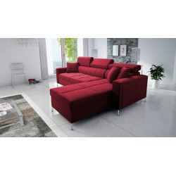 Oslo I Maxi Ecksofa mit Schlaffunktion Velvet, Jaguar 2181 | Fantastischer Komfort und Stil in Ihrem Zuhause