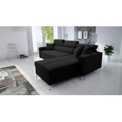 Oslo I Maxi Ecksofa mit Schlaffunktion Velvet, Jaguar 2183 | Fantastischer Komfort und Stil in Ihrem Zuhause