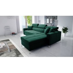 Oslo I Maxi Ecksofa mit Schlaffunktion Velvet, Jaguar 2185 | Fantastischer Komfort und Stil in Ihrem Zuhause