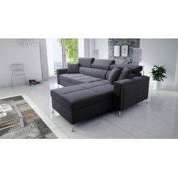 Ecksofa Oslo I Maxi mit Schlaffunktion Velvet, Jaguar 2191 | Fantastischer Komfort und Stil in Ihrem Zuhause