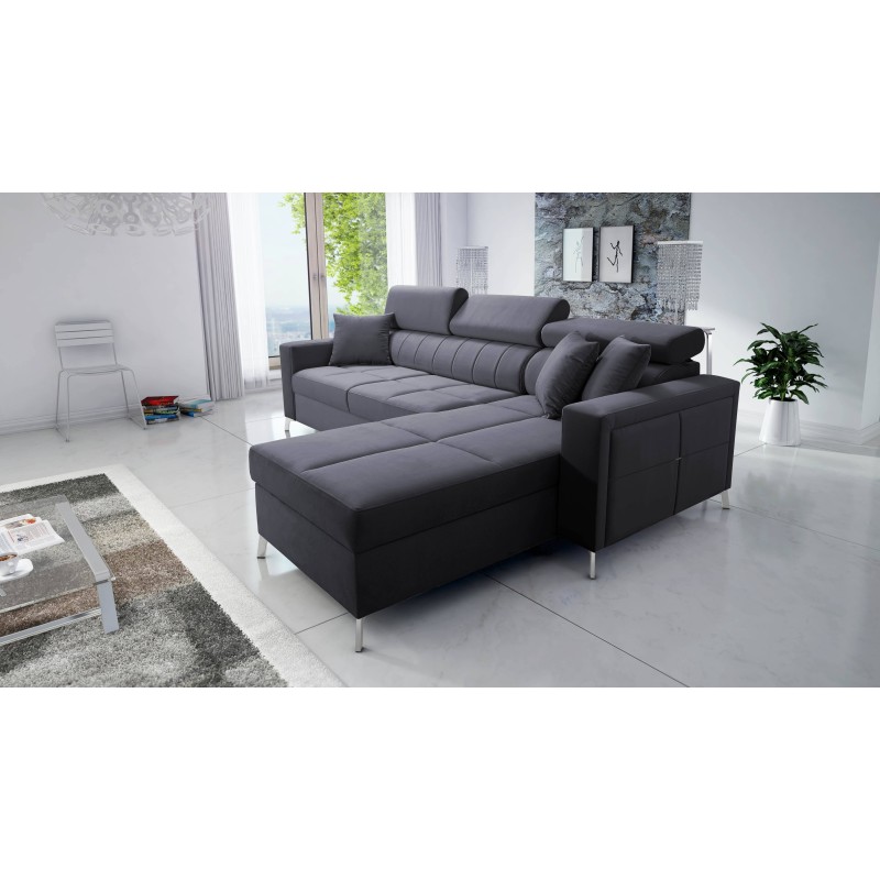Ecksofa Oslo I Maxi mit Schlaffunktion Velvet, Jaguar 2191 | Fantastischer Komfort und Stil in Ihrem Zuhause Ecksofa Oslo I Maxi mit Schlaffunktion Velvet, Jaguar 2191 | Fantastischer Komfort und Stil in Ihrem Zuhause