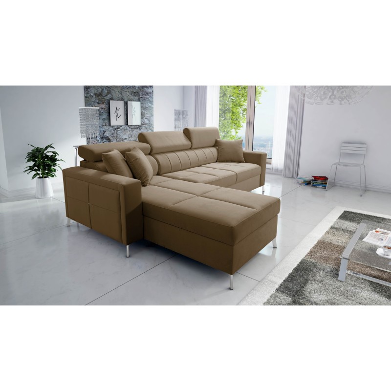Oslo I Maxi Ecksofa mit Schlaffunktion Velvet, Jaguar 2177 | Fantastischer Komfort und Stil für Ihr Zuhause Oslo I Maxi Ecksofa mit Schlaffunktion Velvet, Jaguar 2177 | Fantastischer Komfort und Stil für Ihr Zuhause