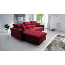 Oslo I Maxi Ecksofa mit Schlaffunktion Velvet, Jaguar 2181 | Fantastischer Komfort und Stil in Ihrem Zuhause