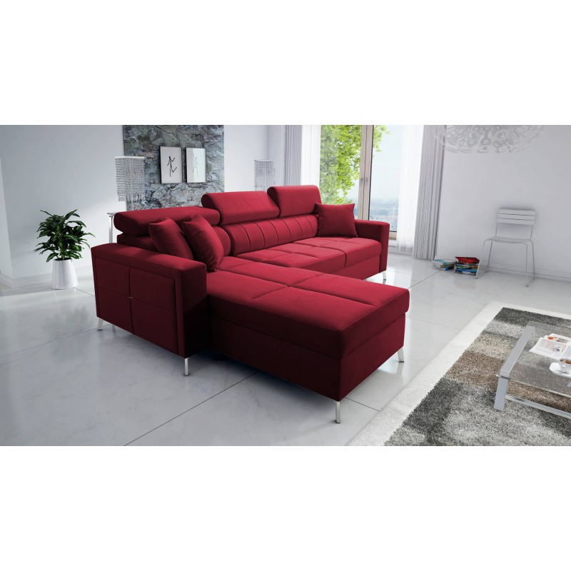 Oslo I Maxi Ecksofa mit Schlaffunktion Velvet, Jaguar 2181 | Fantastischer Komfort und Stil in Ihrem Zuhause Oslo I Maxi Ecksofa mit Schlaffunktion Velvet, Jaguar 2181 | Fantastischer Komfort und Stil in Ihrem Zuhause