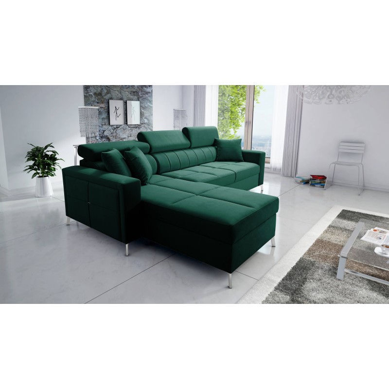 Oslo I Maxi Ecksofa mit Schlaffunktion Velvet, Jaguar 2185 | Fantastischer Komfort und Stil in Ihrem Zuhause Oslo I Maxi Ecksofa mit Schlaffunktion Velvet, Jaguar 2185 | Fantastischer Komfort und Stil in Ihrem Zuhause