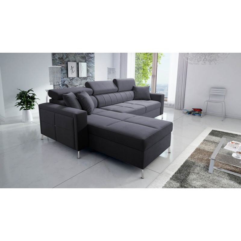 Ecksofa Oslo I Maxi mit Schlaffunktion Velvet, Jaguar 2191 | Fantastischer Komfort und Stil in Ihrem Zuhause Ecksofa Oslo I Maxi mit Schlaffunktion Velvet, Jaguar 2191 | Fantastischer Komfort und Stil in Ihrem Zuhause