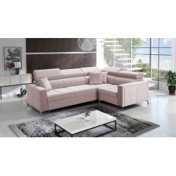 Ecksofa Oslo II mit Schlaffunktion und Bettkasten Velvet, Jaguar 2170 | Komfort und Funktionalität auf höchstem Niveau