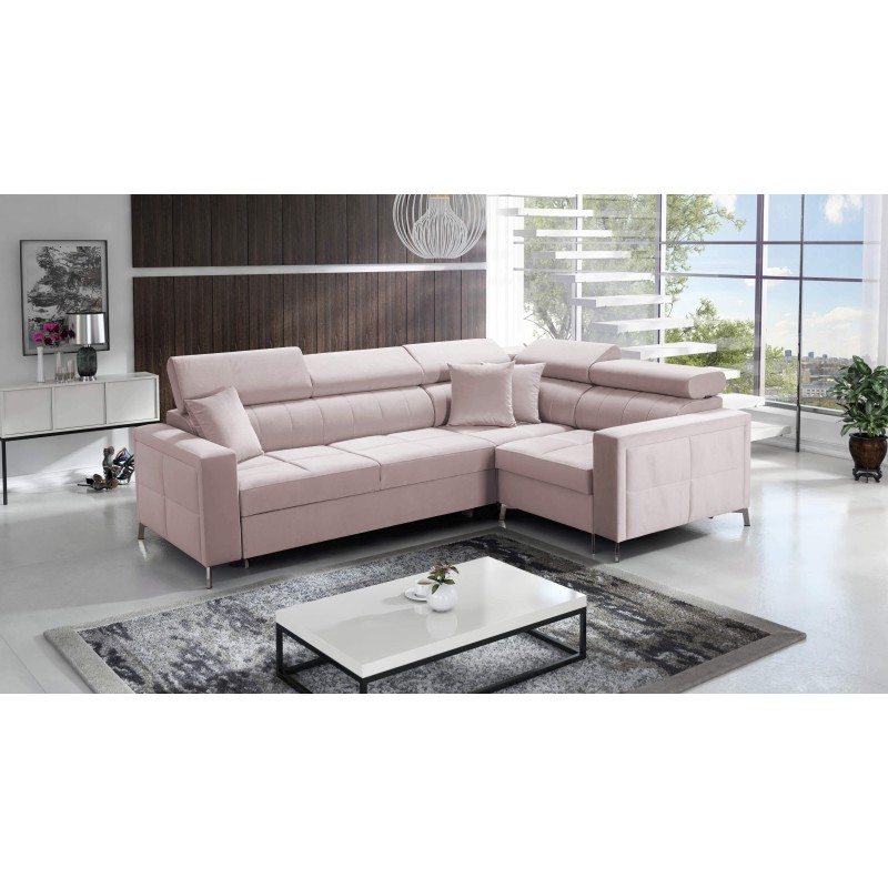 Ecksofa Oslo II mit Schlaffunktion und Bettkasten Velvet, Jaguar 2170 | Komfort und Funktionalität auf höchstem Niveau Ecksofa Oslo II mit Schlaffunktion und Bettkasten Velvet, Jaguar 2170 | Komfort und Funktionalität auf höchstem Niveau