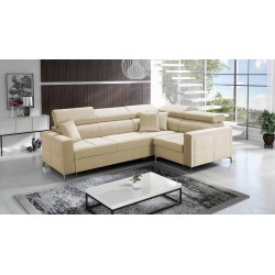 Oslo II Ecksofa mit Schlaffunktion und Bettkasten Velvet, Jaguar 2162 | Komfort und Funktionalität auf höchstem Niveau