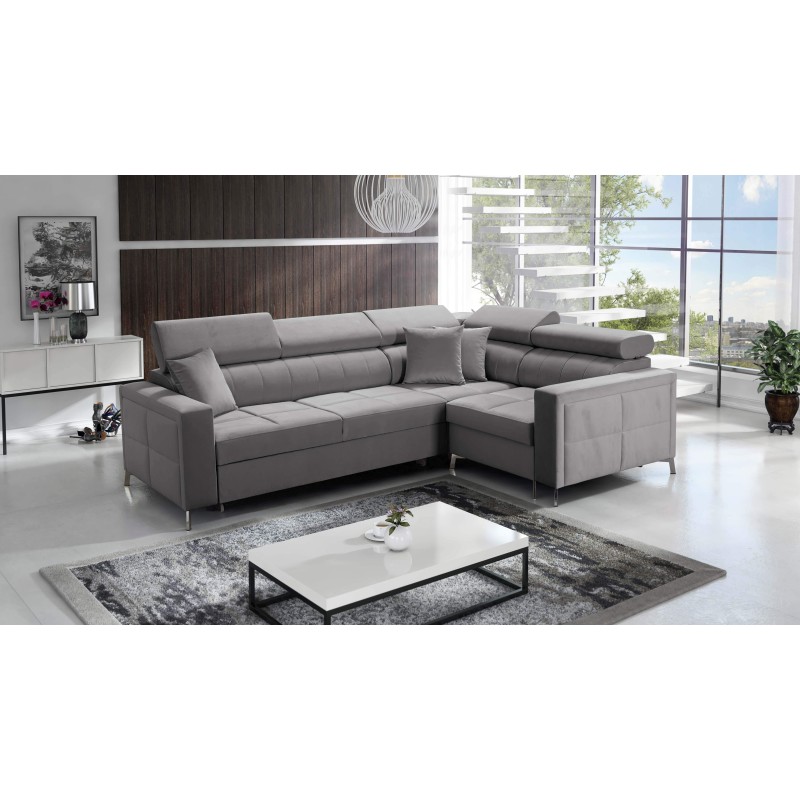Ecksofa Oslo II mit Schlaffunktion und Bettkasten Velvet, Jaguar 2167 | Komfort und Funktionalität auf höchstem Niveau Ecksofa Oslo II mit Schlaffunktion und Bettkasten Velvet, Jaguar 2167 | Komfort und Funktionalität auf höchstem Niveau