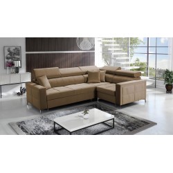 Ecksofa Oslo II mit Schlaffunktion und Bettkasten Velvet, Jaguar 2177 | Komfort und Funktionalität auf höchstem Niveau