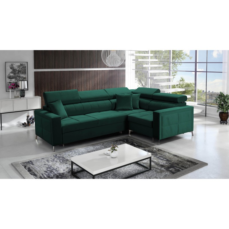 Oslo II Ecksofa mit Schlaffunktion und Bettkasten Velvet, Jaguar 2185 | Komfort und Funktionalität auf höchstem Niveau Oslo II Ecksofa mit Schlaffunktion und Bettkasten Velvet, Jaguar 2185 | Komfort und Funktionalität auf höchstem Niveau