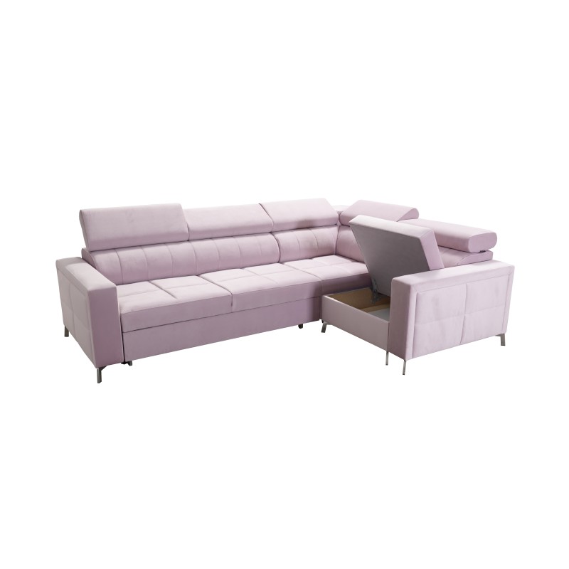 Ecksofa Oslo II mit Schlaffunktion und Bettkasten Velvet, Jaguar 2186 | Komfort und Funktionalität auf höchstem Niveau Ecksofa Oslo II mit Schlaffunktion und Bettkasten Velvet, Jaguar 2186 | Komfort und Funktionalität auf höchstem Niveau