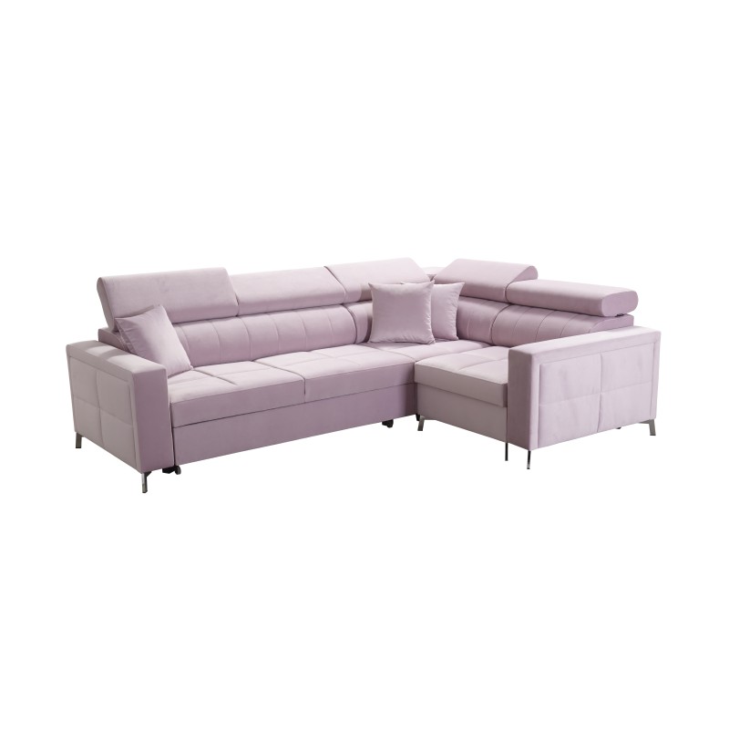 Ecksofa Oslo II mit Schlaffunktion und Bettkasten Velvet, Jaguar 2186 | Komfort und Funktionalität auf höchstem Niveau Ecksofa Oslo II mit Schlaffunktion und Bettkasten Velvet, Jaguar 2186 | Komfort und Funktionalität auf höchstem Niveau