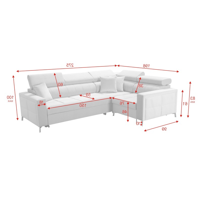 Ecksofa Oslo II mit Schlaffunktion und Bettkasten Velvet, Jaguar 2186 | Komfort und Funktionalität auf höchstem Niveau Ecksofa Oslo II mit Schlaffunktion und Bettkasten Velvet, Jaguar 2186 | Komfort und Funktionalität auf höchstem Niveau