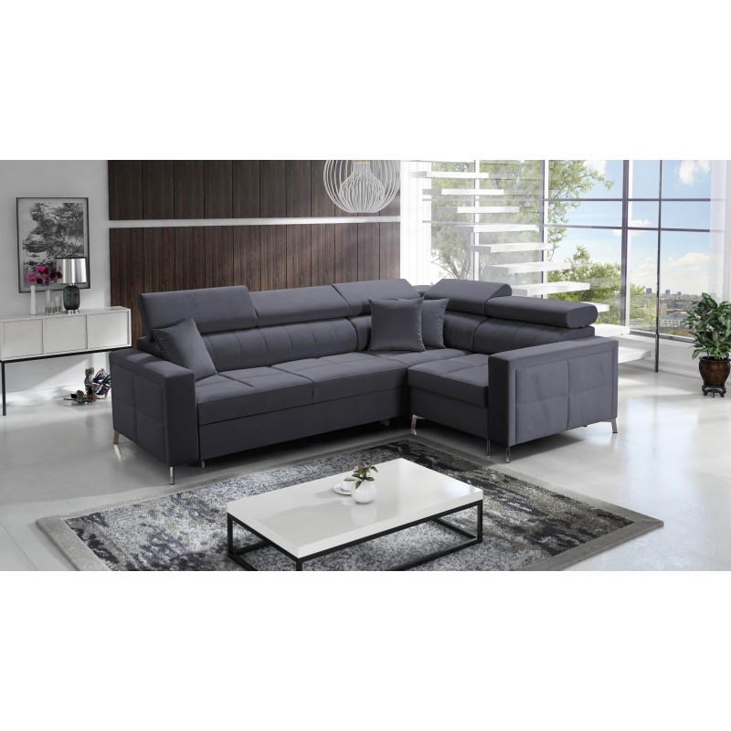 Ecksofa Oslo II mit Schlaffunktion und Bettkasten Velvet, Jaguar 2191 | Komfort und Funktionalität auf höchstem Niveau Ecksofa Oslo II mit Schlaffunktion und Bettkasten Velvet, Jaguar 2191 | Komfort und Funktionalität auf höchstem Niveau