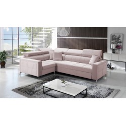 Ecksofa Oslo II mit Schlaffunktion und Bettkasten Velvet, Jaguar 2170 | Komfort und Funktionalität auf höchstem Niveau