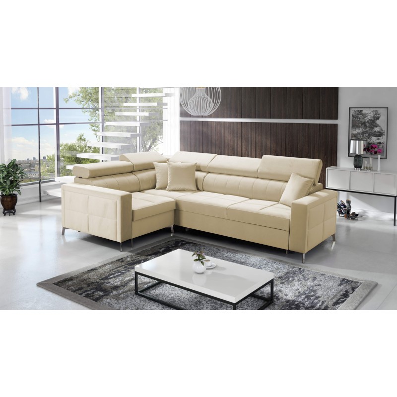 Oslo II Ecksofa mit Schlaffunktion und Bettkasten Velvet, Jaguar 2162 | Komfort und Funktionalität auf höchstem Niveau Oslo II Ecksofa mit Schlaffunktion und Bettkasten Velvet, Jaguar 2162 | Komfort und Funktionalität auf höchstem Niveau