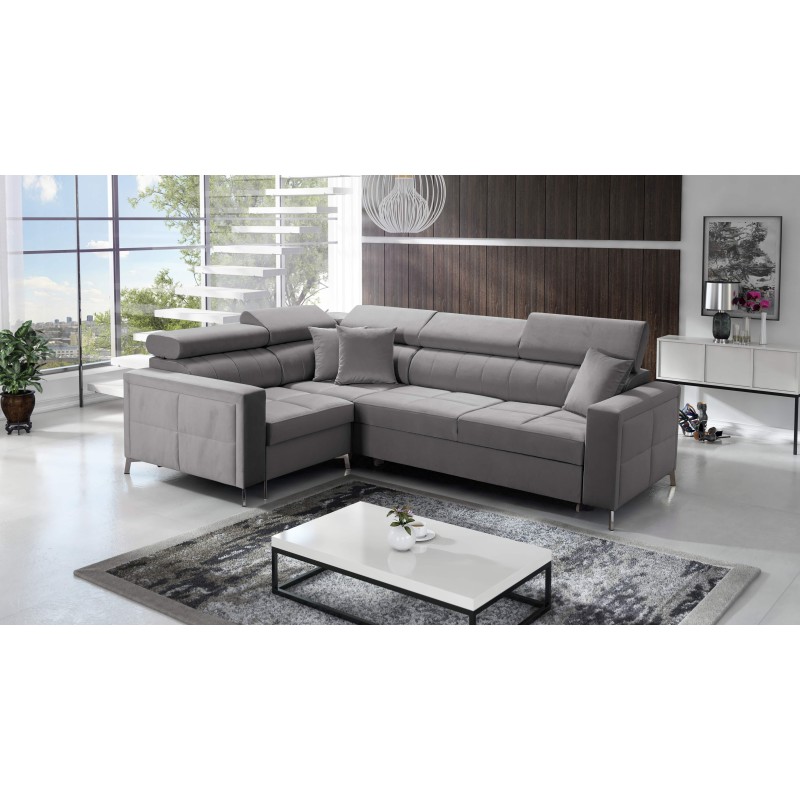 Ecksofa Oslo II mit Schlaffunktion und Bettkasten Velvet, Jaguar 2167 | Komfort und Funktionalität auf höchstem Niveau Ecksofa Oslo II mit Schlaffunktion und Bettkasten Velvet, Jaguar 2167 | Komfort und Funktionalität auf höchstem Niveau