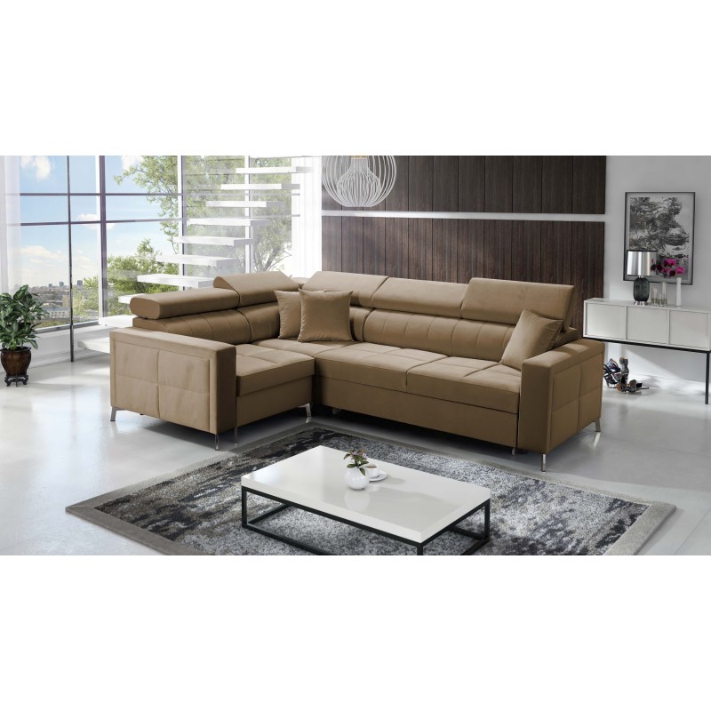 Ecksofa Oslo II mit Schlaffunktion und Bettkasten Velvet, Jaguar 2177 | Komfort und Funktionalität auf höchstem Niveau Ecksofa Oslo II mit Schlaffunktion und Bettkasten Velvet, Jaguar 2177 | Komfort und Funktionalität auf höchstem Niveau