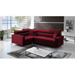 Oslo II Ecksofa mit Schlaffunktion und Bettkasten Velvet, Jaguar 2181 | Komfort und Funktionalität auf höchstem Niveau