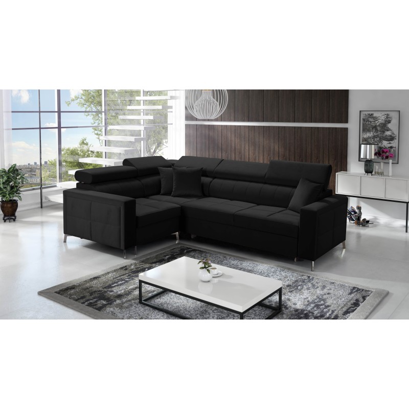 Oslo II Ecksofa mit Schlaffunktion und Bettkasten Velvet, Jaguar 2183 | Komfort und Funktionalität auf höchstem Niveau Oslo II Ecksofa mit Schlaffunktion und Bettkasten Velvet, Jaguar 2183 | Komfort und Funktionalität auf höchstem Niveau