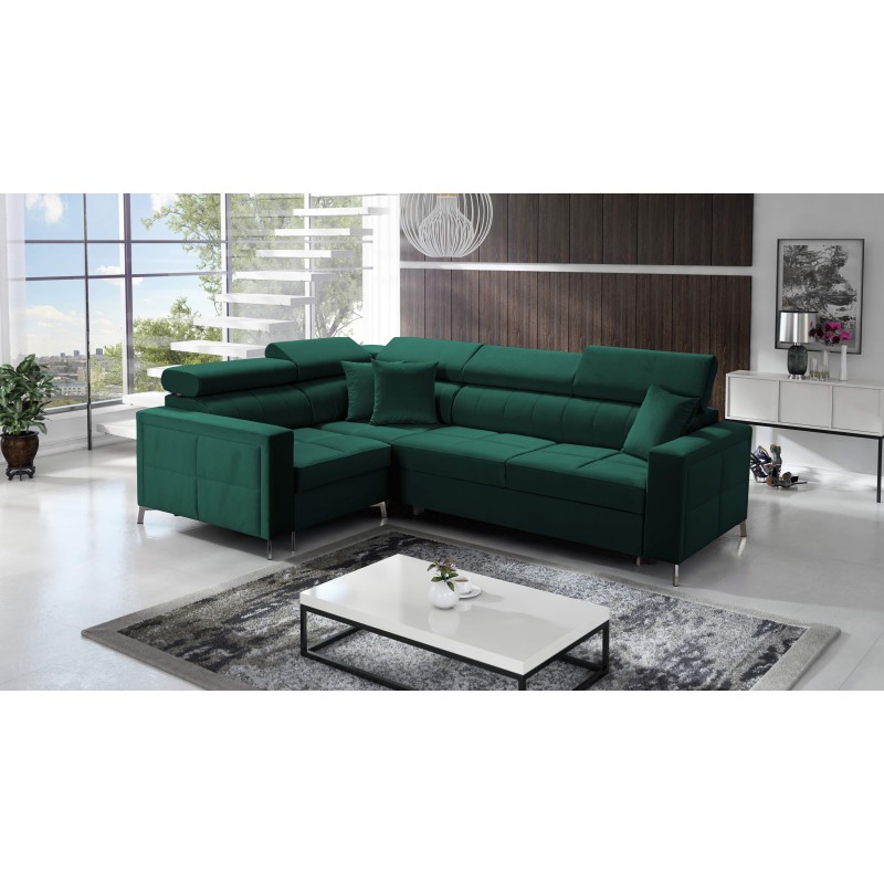 Oslo II Ecksofa mit Schlaffunktion und Bettkasten Velvet, Jaguar 2185 | Komfort und Funktionalität auf höchstem Niveau Oslo II Ecksofa mit Schlaffunktion und Bettkasten Velvet, Jaguar 2185 | Komfort und Funktionalität auf höchstem Niveau