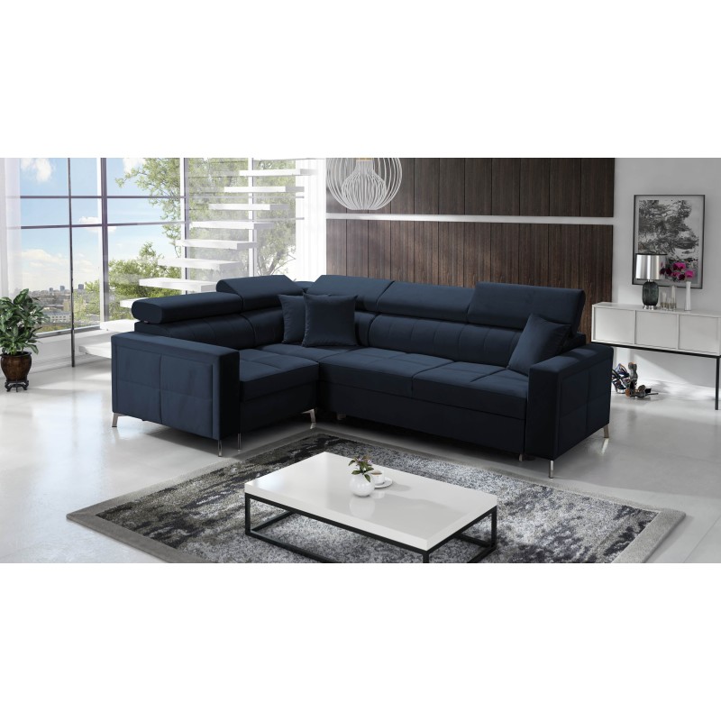 Ecksofa Oslo II mit Schlaffunktion und Bettkasten Velvet, Jaguar 2186 | Komfort und Funktionalität auf höchstem Niveau Ecksofa Oslo II mit Schlaffunktion und Bettkasten Velvet, Jaguar 2186 | Komfort und Funktionalität auf höchstem Niveau