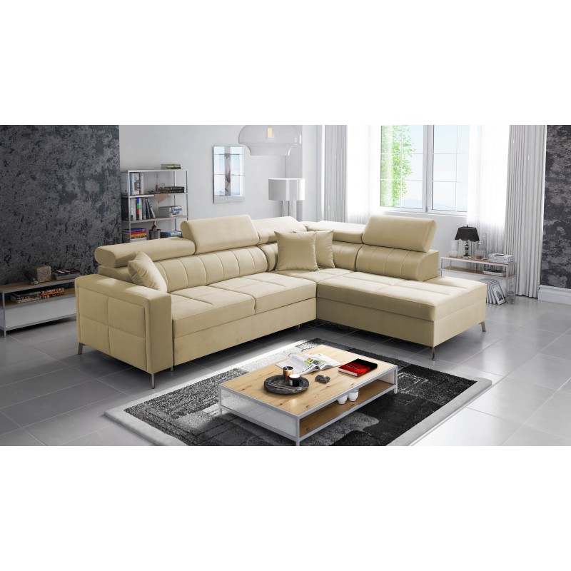 Oslo III mini corner sofa - an elegant and practical piece of furniture with a sleeping function