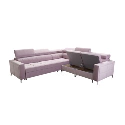 Oslo IV corner sofa with sleeping function and bedding storage Velvet, Jaguar 2181 Oslo IV corner sofa with sleeping function and bedding storage Velvet, Jaguar 2181