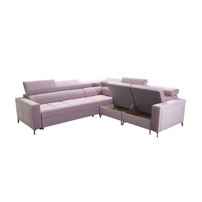 Oslo IV corner sofa with sleeping function and bedding storage Velvet, Jaguar 2181 Oslo IV corner sofa with sleeping function and bedding storage Velvet, Jaguar 2181