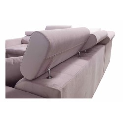 Ecksofa Oslo IV mit Schlaffunktion und Bettkasten Velvet, Jaguar 2183 Ecksofa Oslo IV mit Schlaffunktion und Bettkasten Velvet, Jaguar 2183