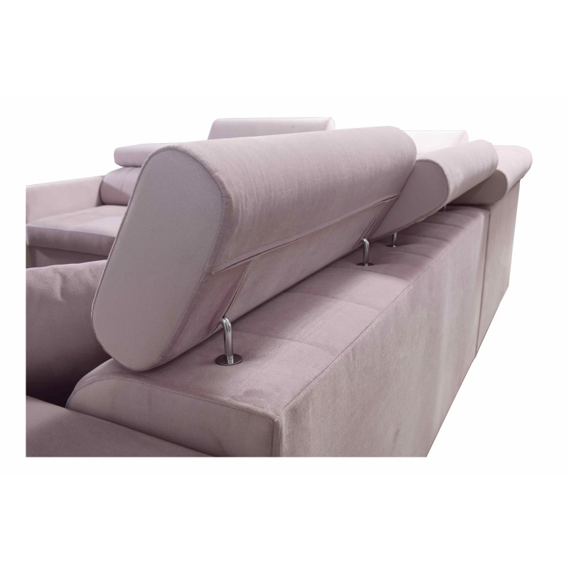 Ecksofa Oslo IV mit Schlaffunktion und Bettkasten Velvet, Jaguar 2183 Ecksofa Oslo IV mit Schlaffunktion und Bettkasten Velvet, Jaguar 2183