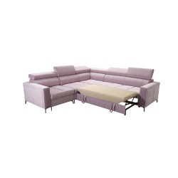 Ecksofa Oslo IV mit Schlaffunktion und Bettkasten Velvet, Jaguar 2183 Ecksofa Oslo IV mit Schlaffunktion und Bettkasten Velvet, Jaguar 2183