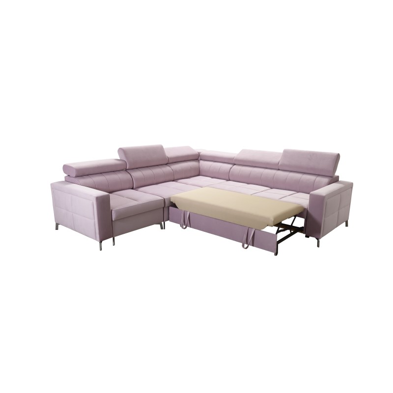 Ecksofa Oslo IV mit Schlaffunktion und Bettkasten Velvet, Jaguar 2183 Ecksofa Oslo IV mit Schlaffunktion und Bettkasten Velvet, Jaguar 2183