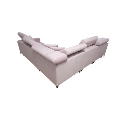 Ecksofa Oslo IV mit Schlaffunktion und Bettkasten Velvet, Jaguar 2183 Ecksofa Oslo IV mit Schlaffunktion und Bettkasten Velvet, Jaguar 2183