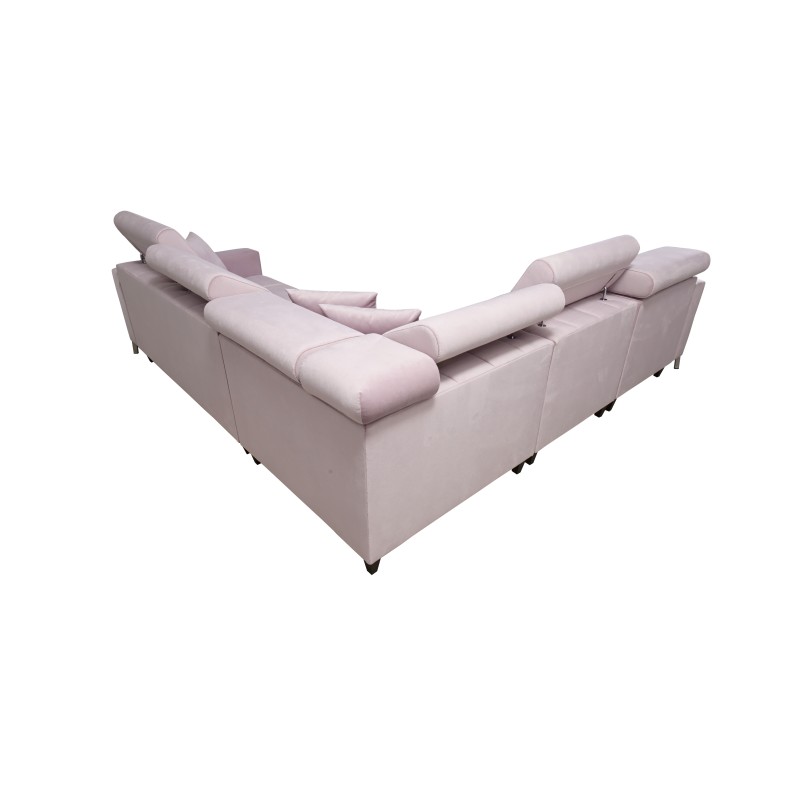 Ecksofa Oslo IV mit Schlaffunktion und Bettkasten Velvet, Jaguar 2183 Ecksofa Oslo IV mit Schlaffunktion und Bettkasten Velvet, Jaguar 2183