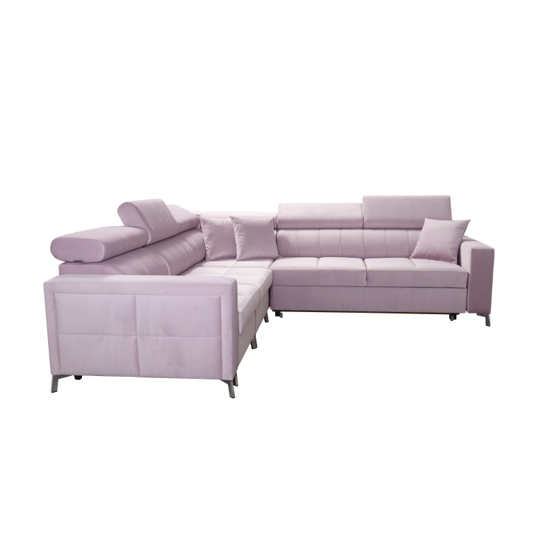 Ecksofa Oslo IV mit Schlaffunktion und Bettkasten Velvet, Jaguar 2183 Ecksofa Oslo IV mit Schlaffunktion und Bettkasten Velvet, Jaguar 2183