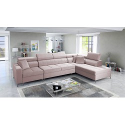Oslo X Mini Ecksofa mit Schlaffunktion und Bettkasten